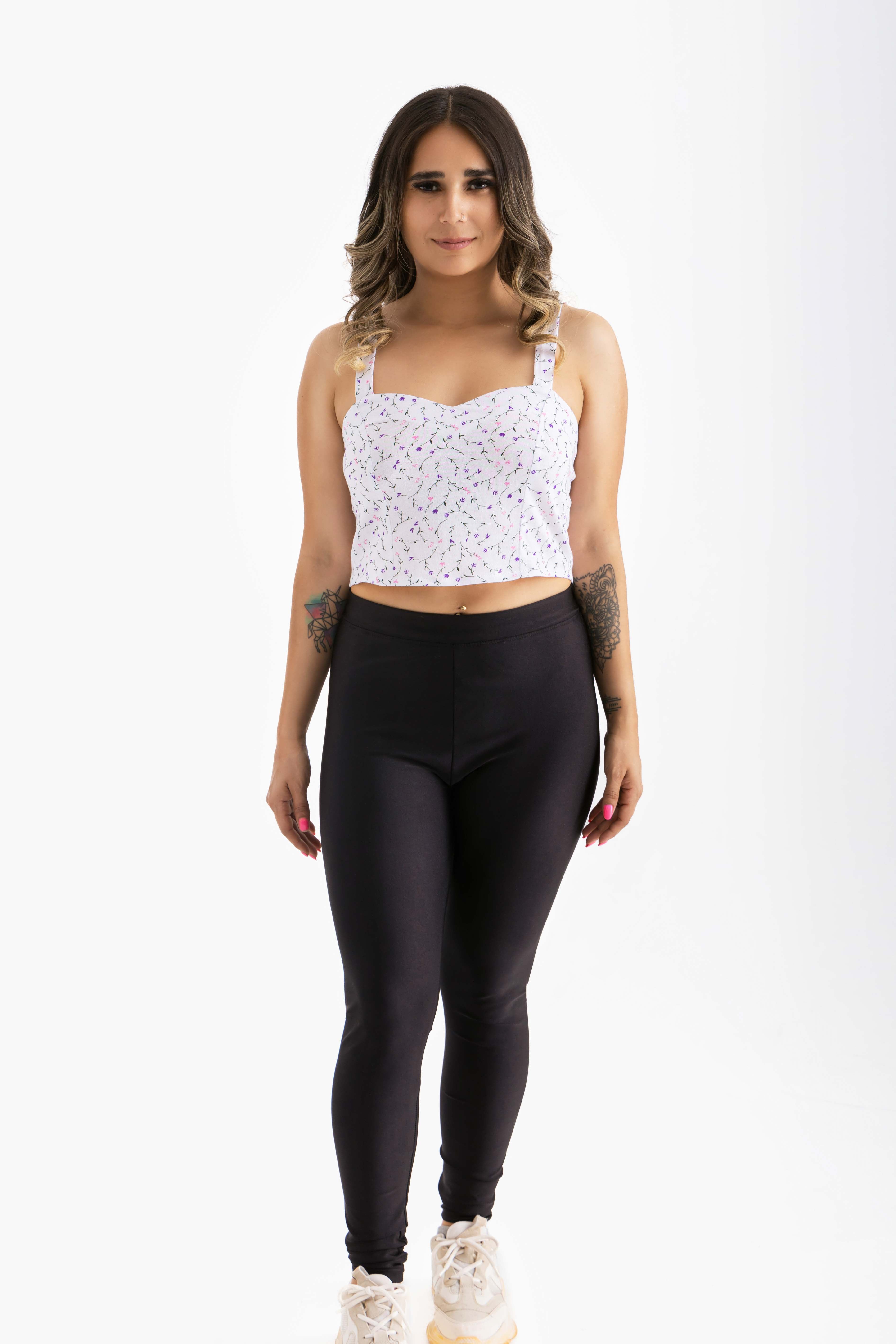 Floral Bustier Crop Top - MAG