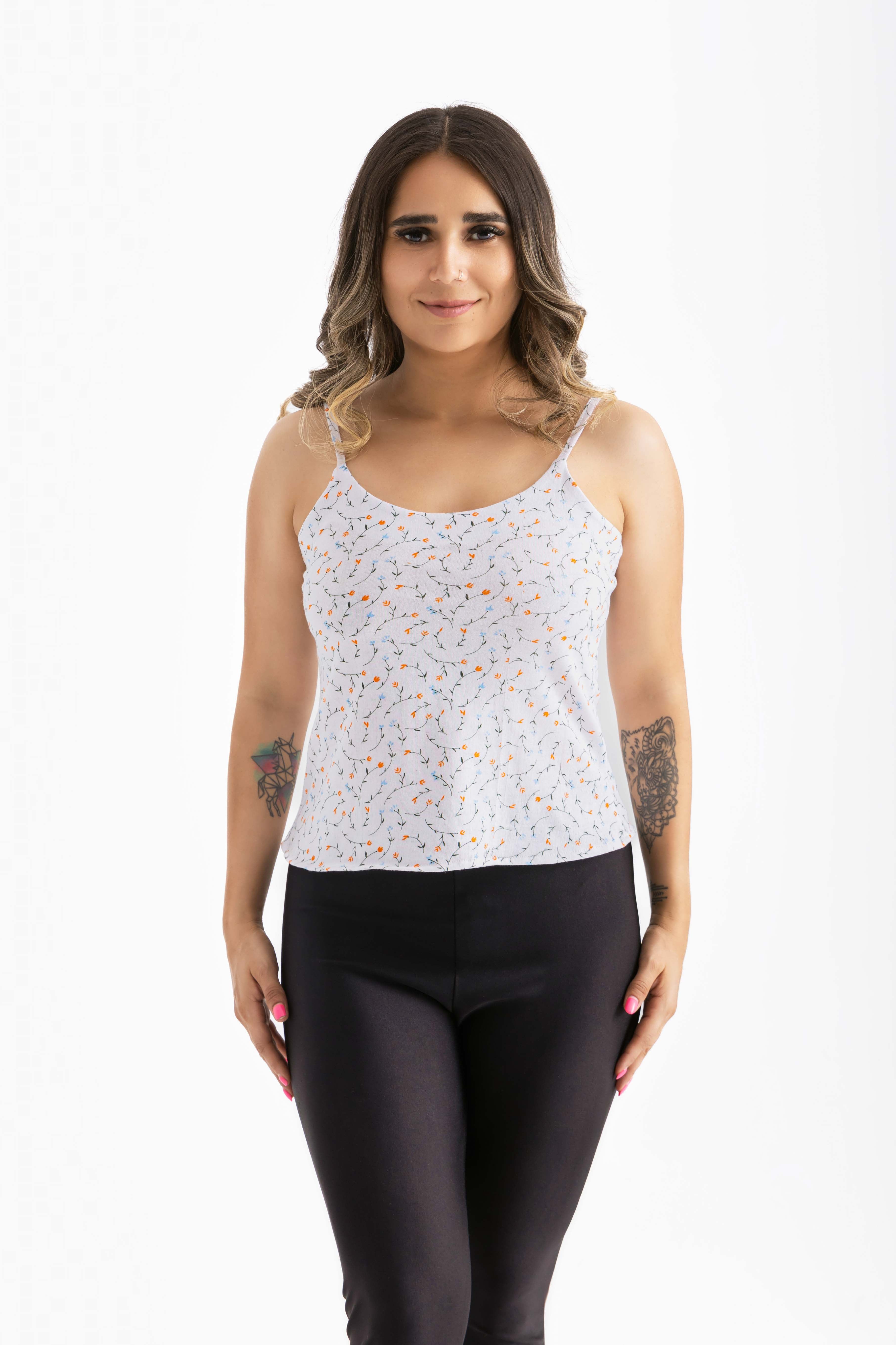 Floral V-Neck Cami