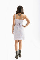 Floral wrap Surplice Slit Kimono Dress - MAG