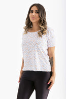 Floral Print Tunic T-Shirt - MAG