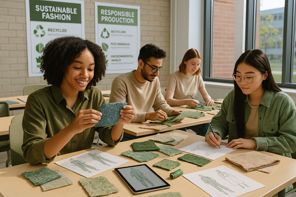 Recycled fabrics are more than a trend as more countries are adopting responsible production laws  — they’re the future. We’re collaborating with Canadian fashion colleges and universities to inspire and equip the next generation of sustainable designers.